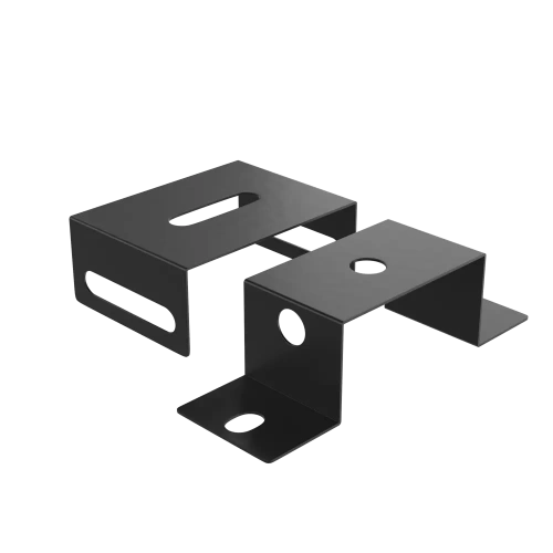 Скоба для накладного монтажа Trade Linear 65x60 (комплект 2шт) чёрная