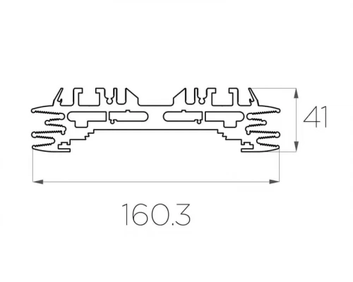 Алюминиевый профиль для УКСС LC-PCUK-4019 анодированный