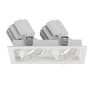 Светильник MS-VORTEX-BUILT-S250x140-2x30W Warm3000 (WH-WH, 17 deg, 230V) (Arlight, IP20 Металл, 5 лет)