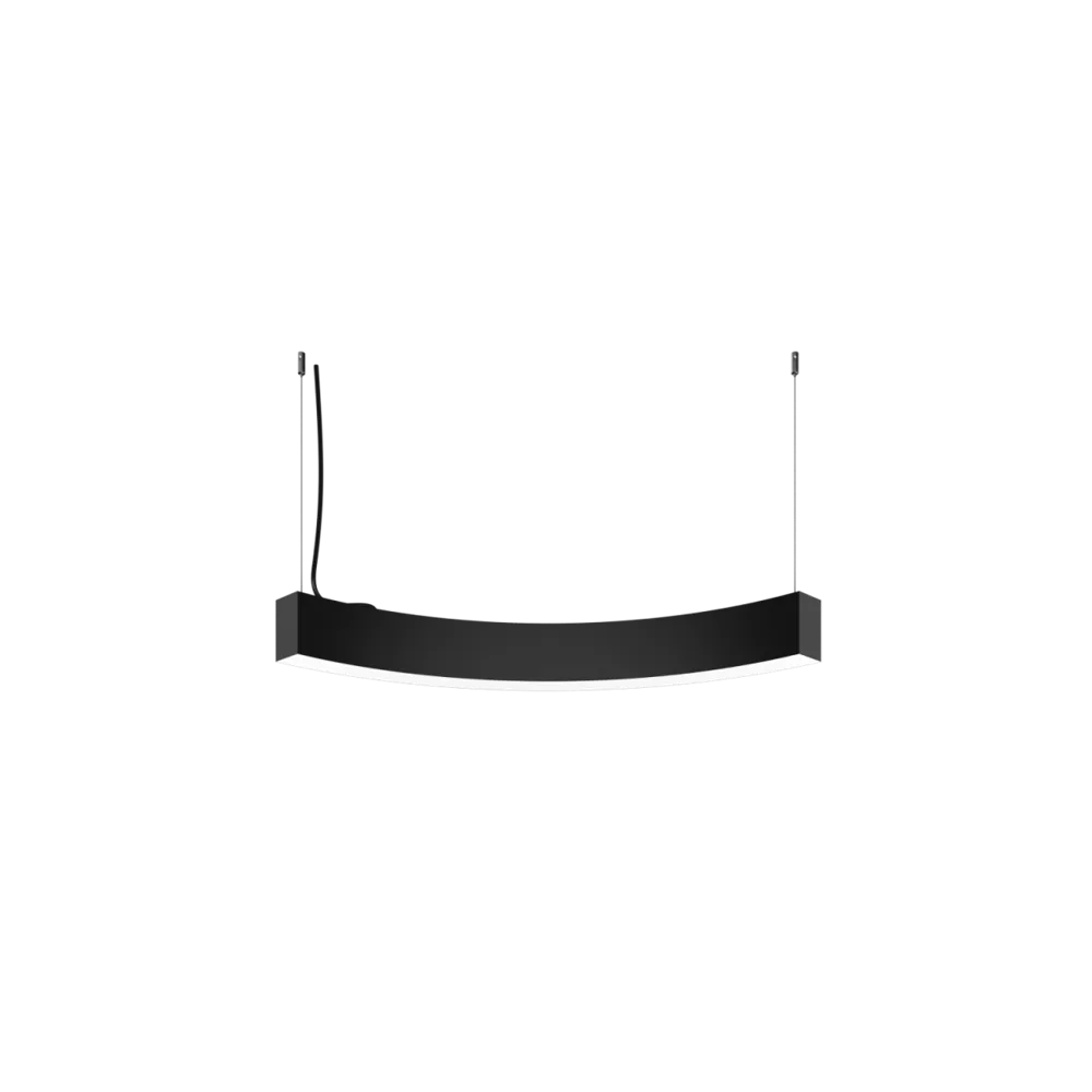 Светодиодный светильник Ring Quarter d400 h60 w50 6Вт 4000К 90Ra Черный