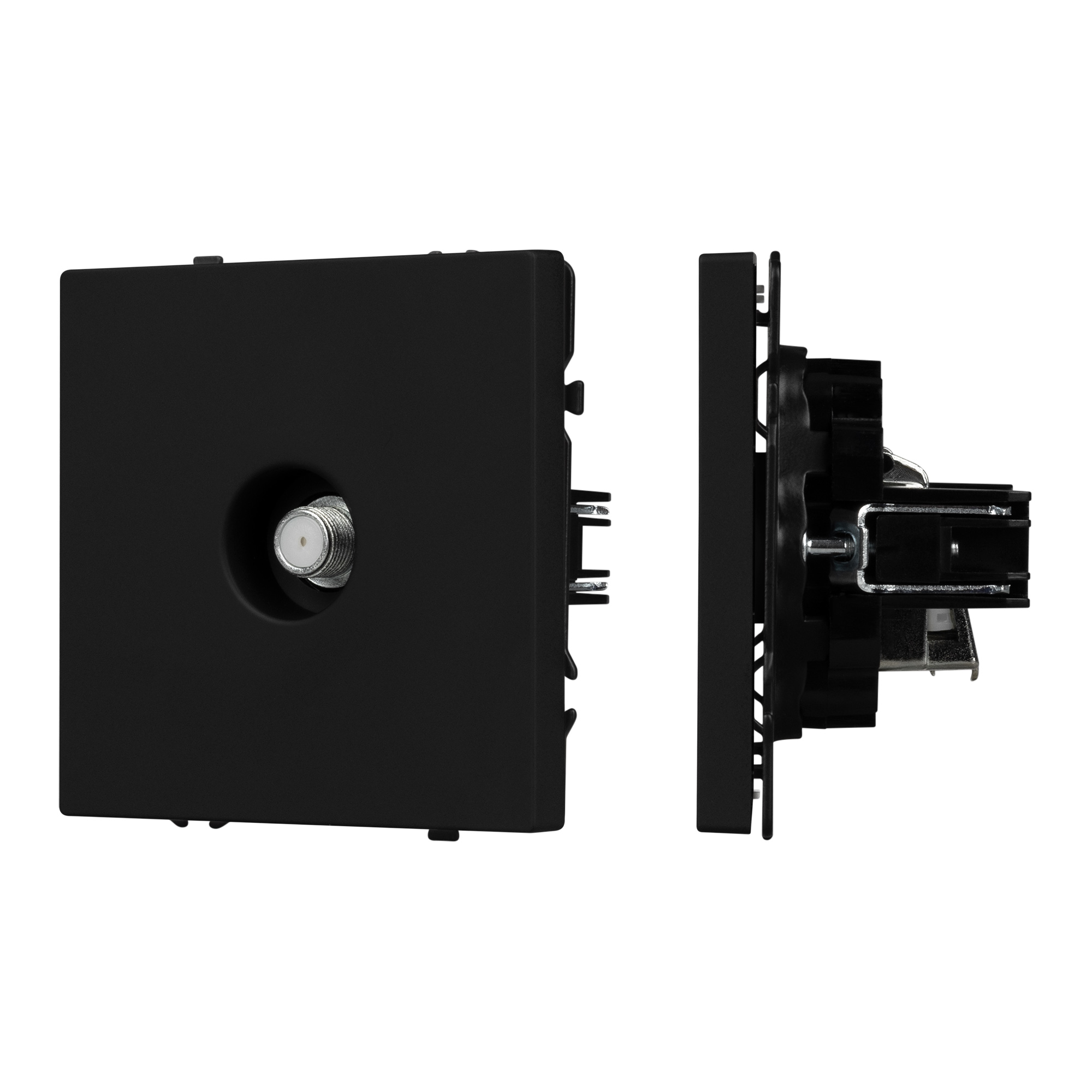 ARL NOBE Розетка спутник софт-тач черный оникс SCT-MST1-SFPL-BK (SAT) (Arlight, -)