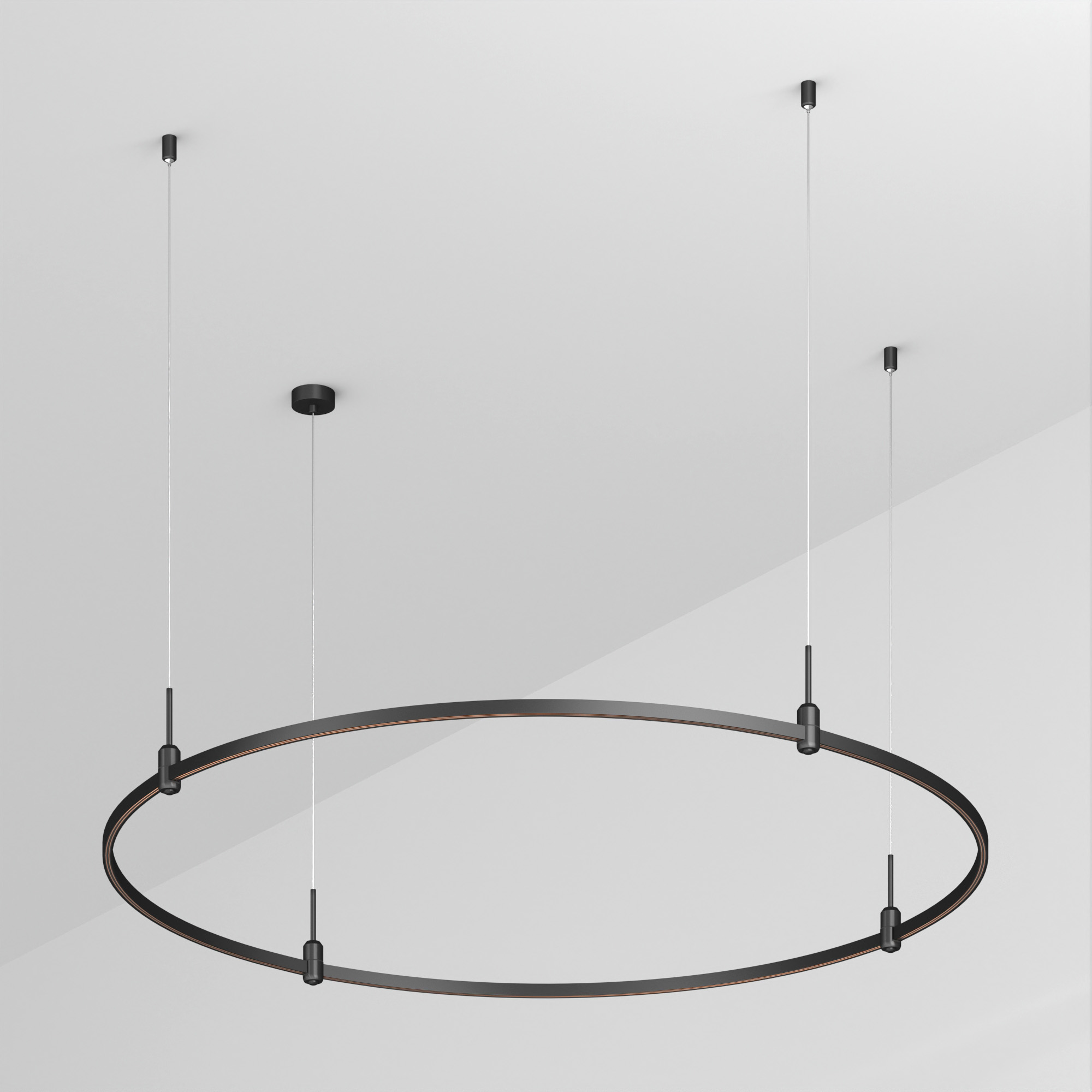 Трек ART-APRIORI-ROUND-HANG-R1500 (BK) (Arlight, IP20 Металл, 3 года)