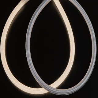 Лента герметичная MOONLIGHT-COTTON-TOP-S-M560-D13xmm 24V Warm3000 (11 W/m, IP65, 5m, wire x1) (Arlight, Вывод прямой, 3 года)