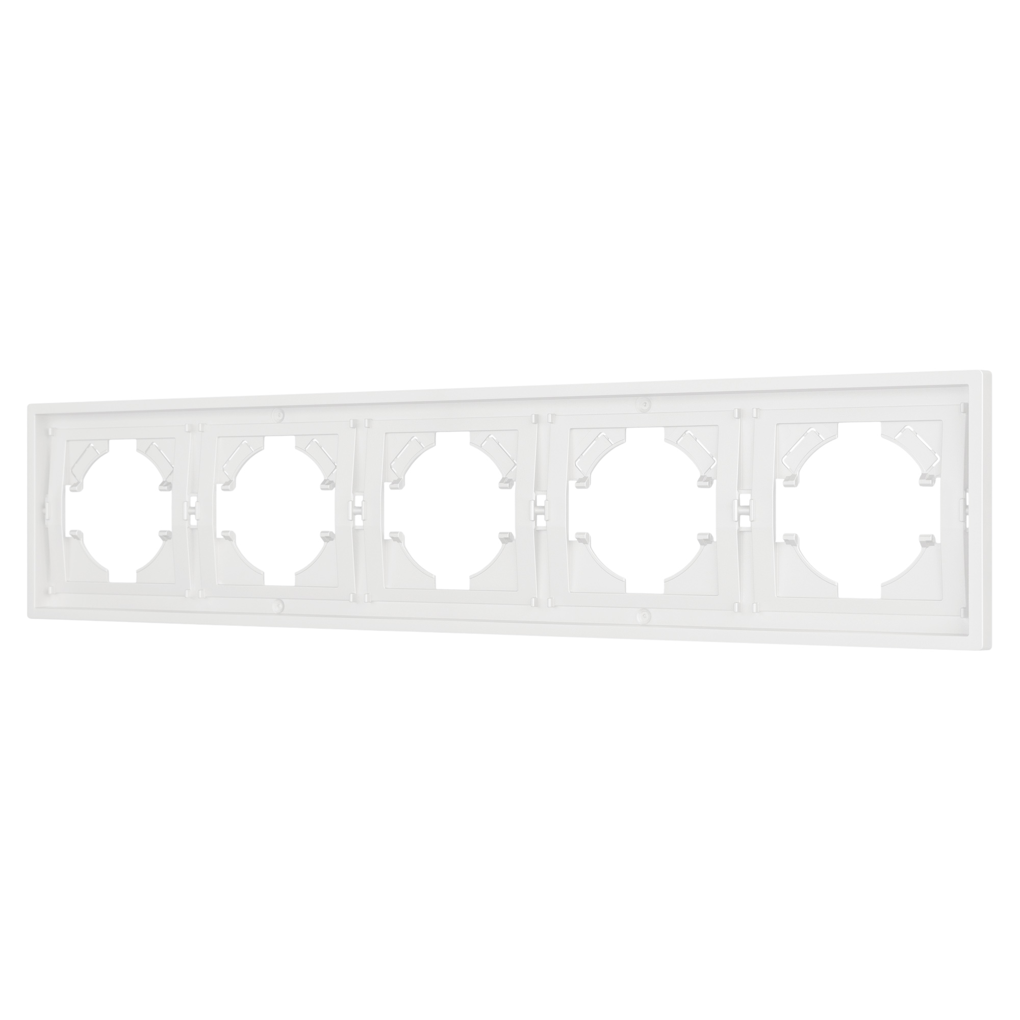 Рамка пластиковая FRM-TENDO-SFPL-5-WH (Arlight, Матовый белый)