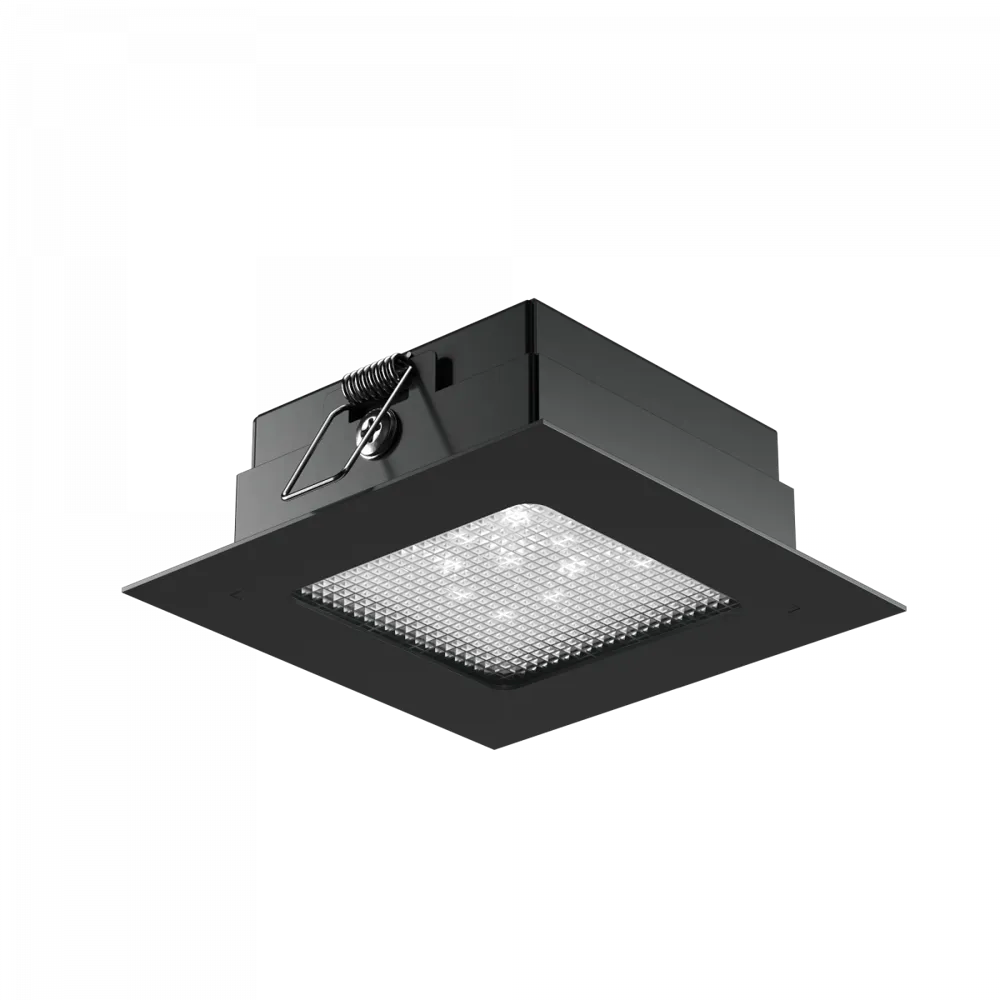 Встраиваемый Tetris In 100x100 10Вт 3000К 90Ra Микропризма Черный