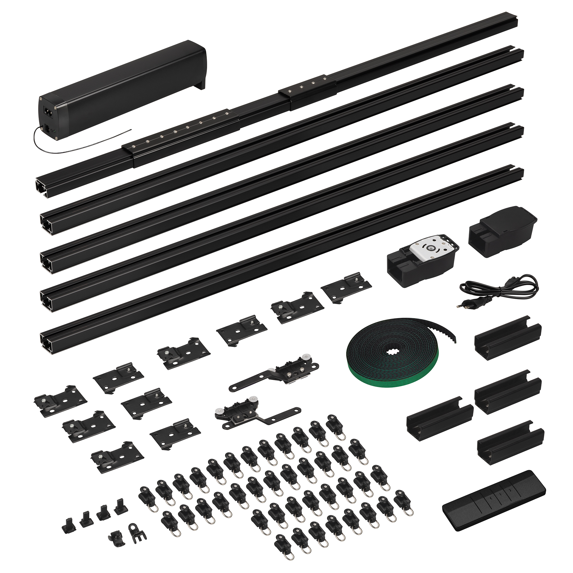 Карниз для штор с электроприводом CNK-M1-TY-RF-5M-BK (Arlight, IP20 Металл, 5 лет)