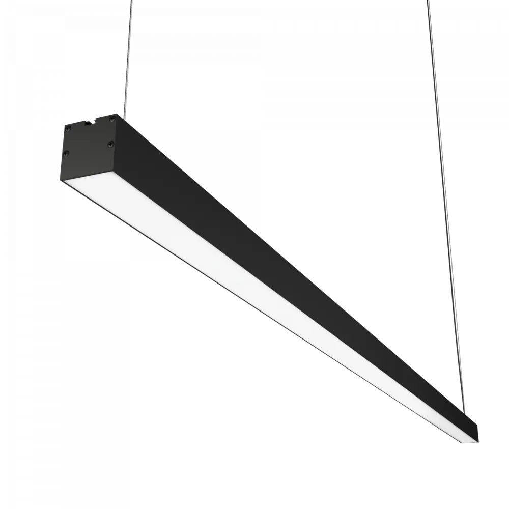 Светодиодный светильник Line Alum Super 1960x50x50 40Вт 4000К 90Ra Опал Черный
