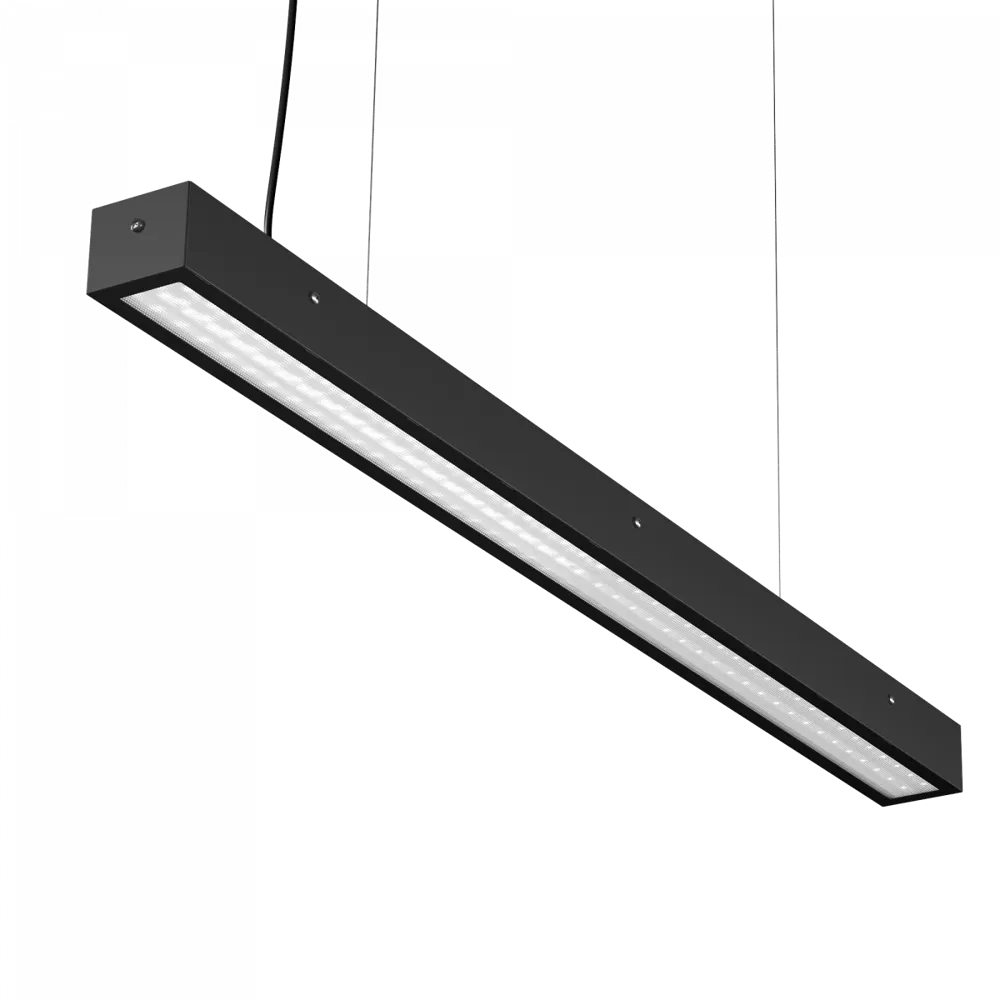 Светодиодный светильник Trade Linear Standart 1000x65x60 40Вт 3000K IP54 Микропризма Черный