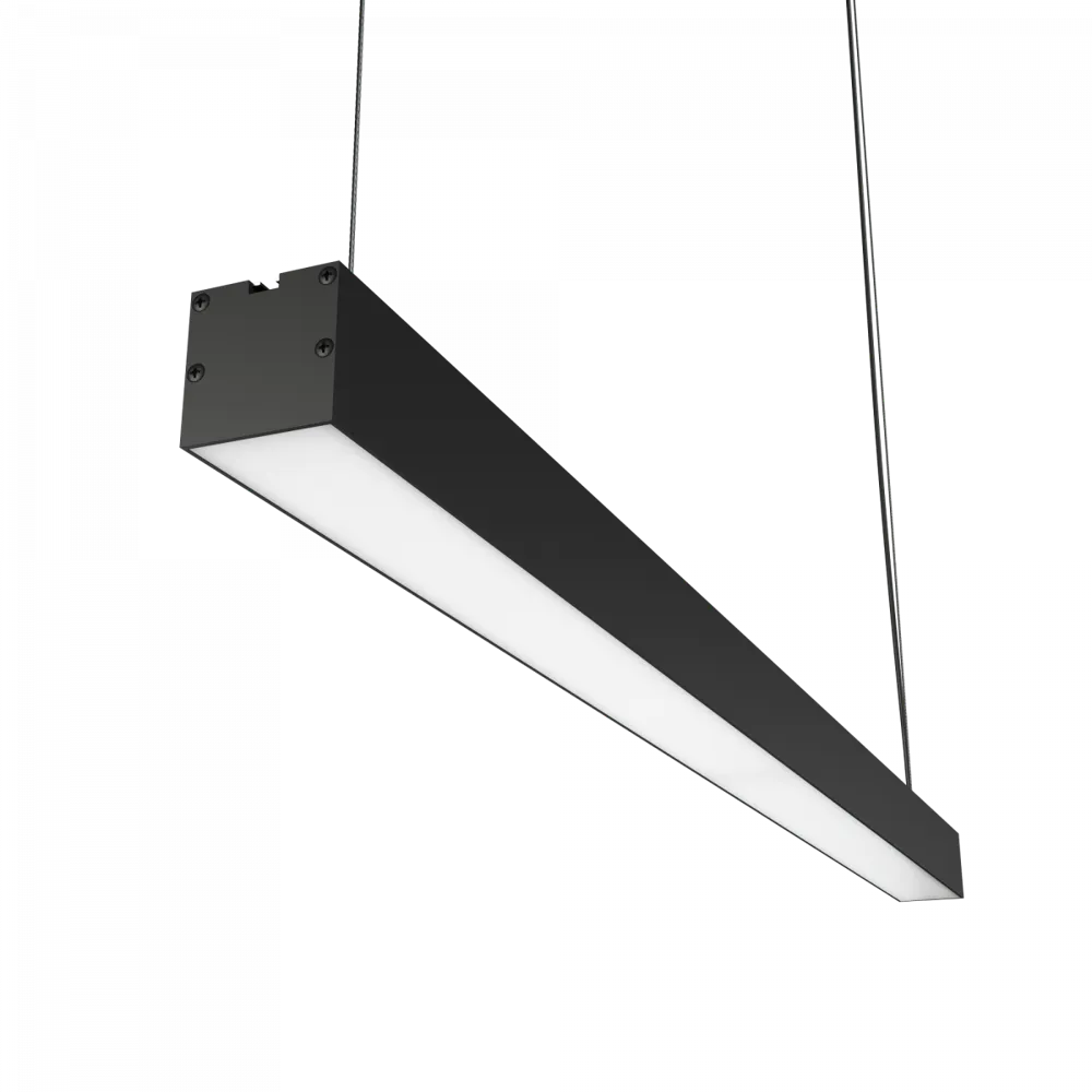 Светодиодный светильник Line Alum Standart 980x50x50 20Вт 4000К Опал Черный