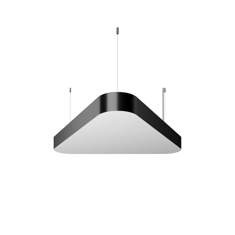 Светодиодный светильник Trigon Soft 400x400x400 h80 14Вт 4000К 90Ra Черный