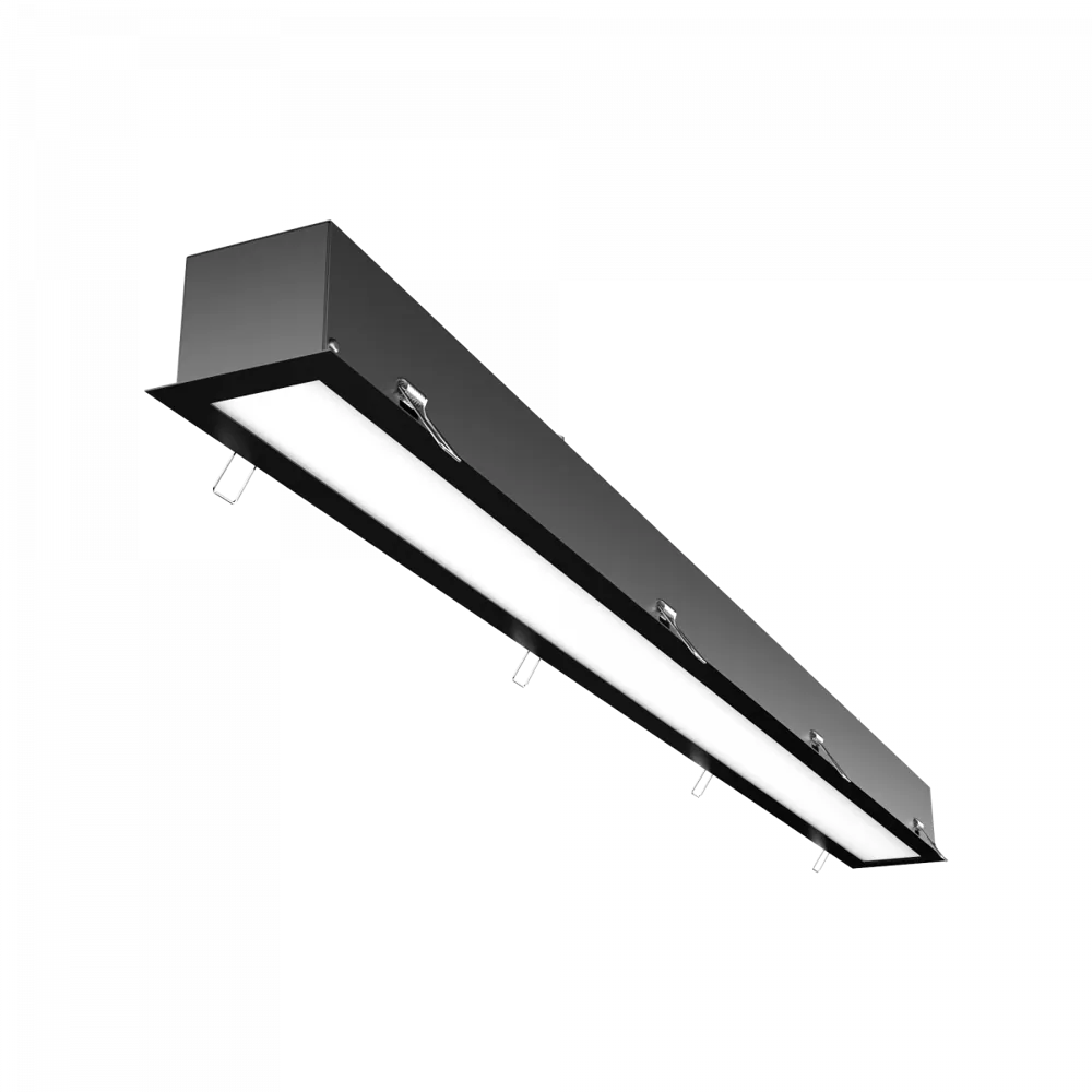 Встраиваемый светодиодный светильник Trade Linear Standart 980x65x60 60Вт 4000К 90Ra Опал Deep Черный