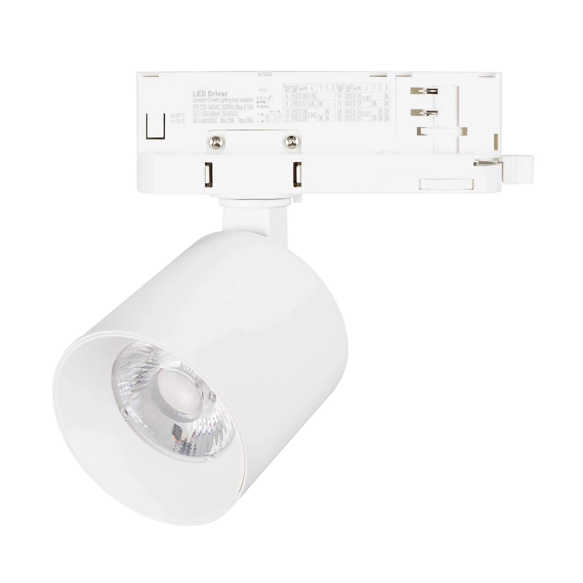 Светильник LGD-DYKE-4TR-R60-8W Warm3000 (WH, 38 deg, 230V) (Arlight, IP20 Металл, 5 лет)