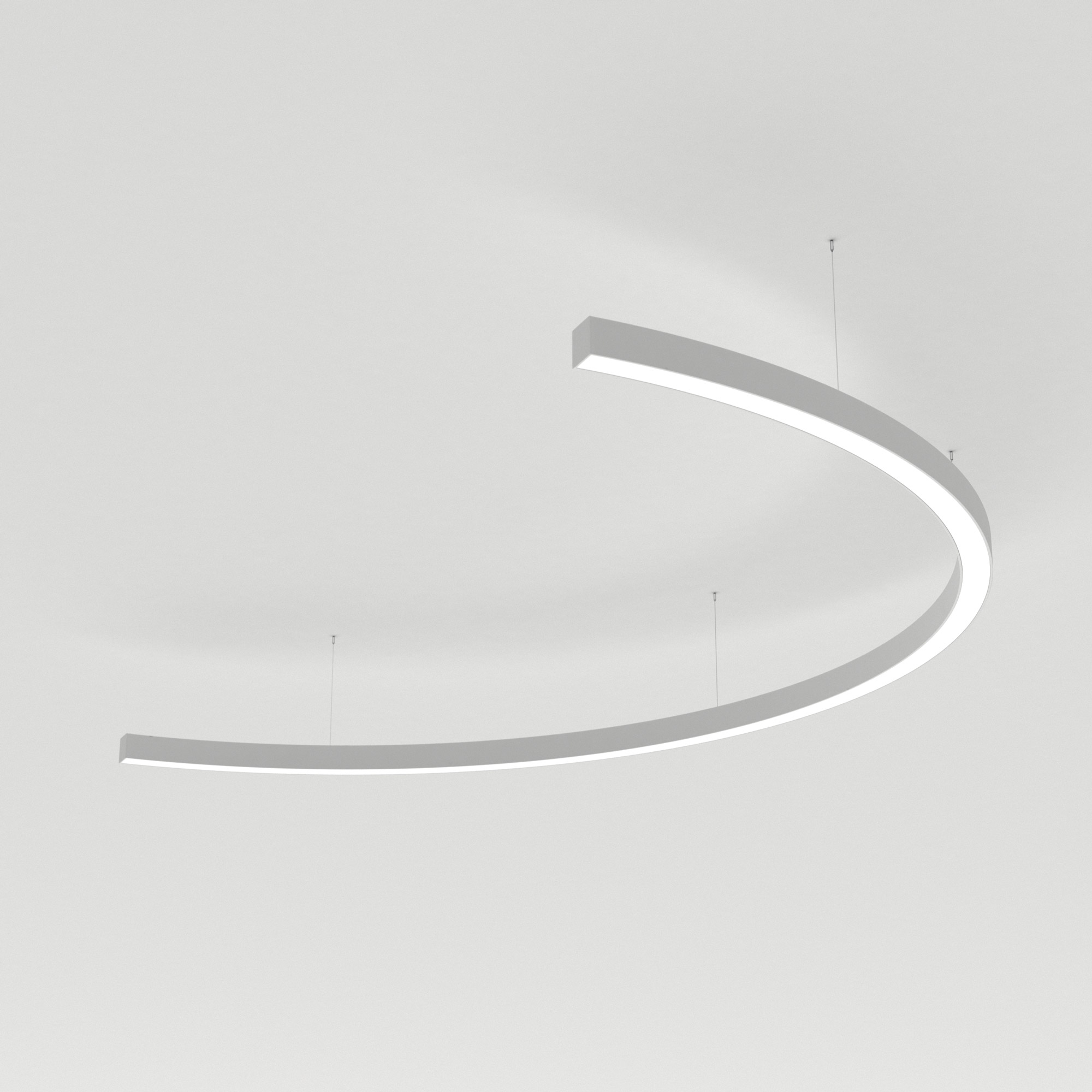 Светильник SP-LINE-HANG-ARC-C3535-D1500-53W Warm3000 (WHITE, 230V) (Arlight, Металл)