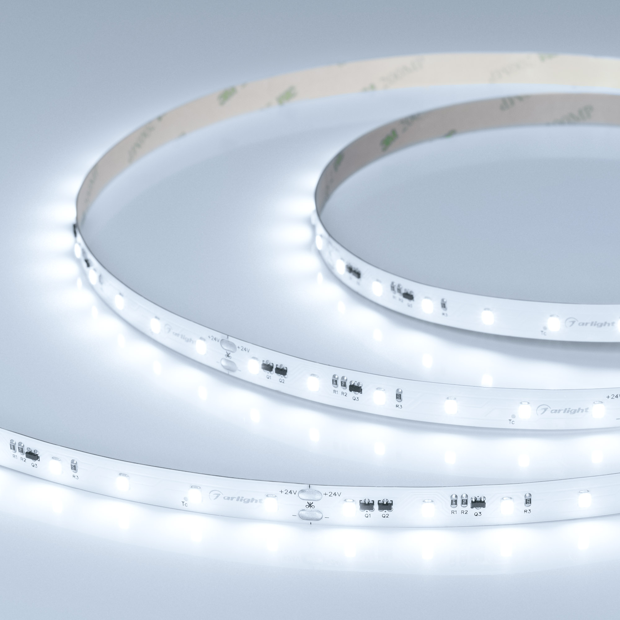 Лента IC-A60-10mm 24V White6000 (4.8 W/m, IP20, 2835, 20m) (Arlight, 4.8 Вт/м, IP20)