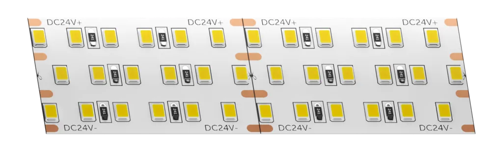 Светодиодная лента Geniled GL-252SMD2835 3 line 24В 25Вт/м 30x3000 3800-4200К IP33