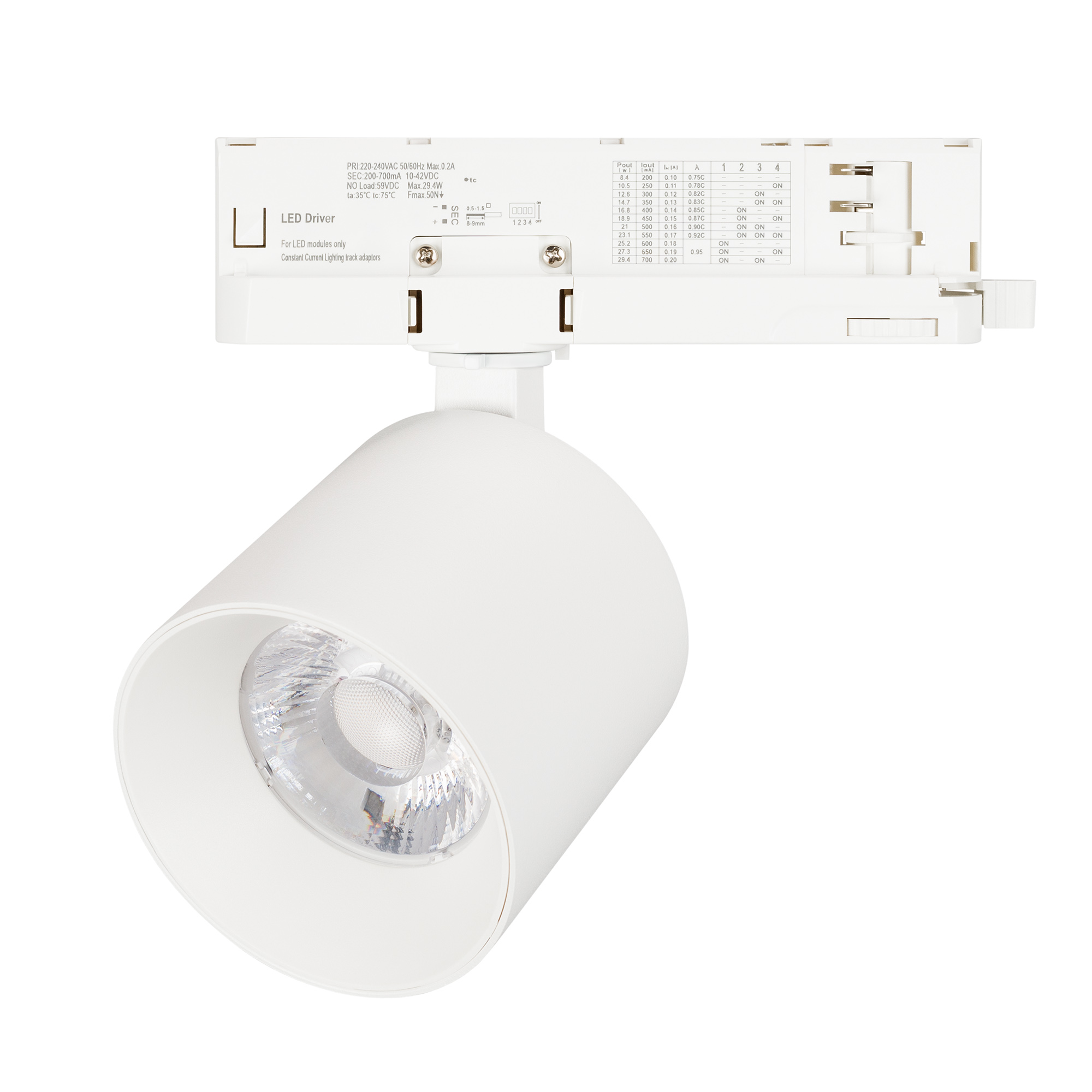 Светильник LGD-DYKE-4TR-R90-26W Day4000 (WH, 50 deg, 230V) (Arlight, IP20 Металл, 5 лет)