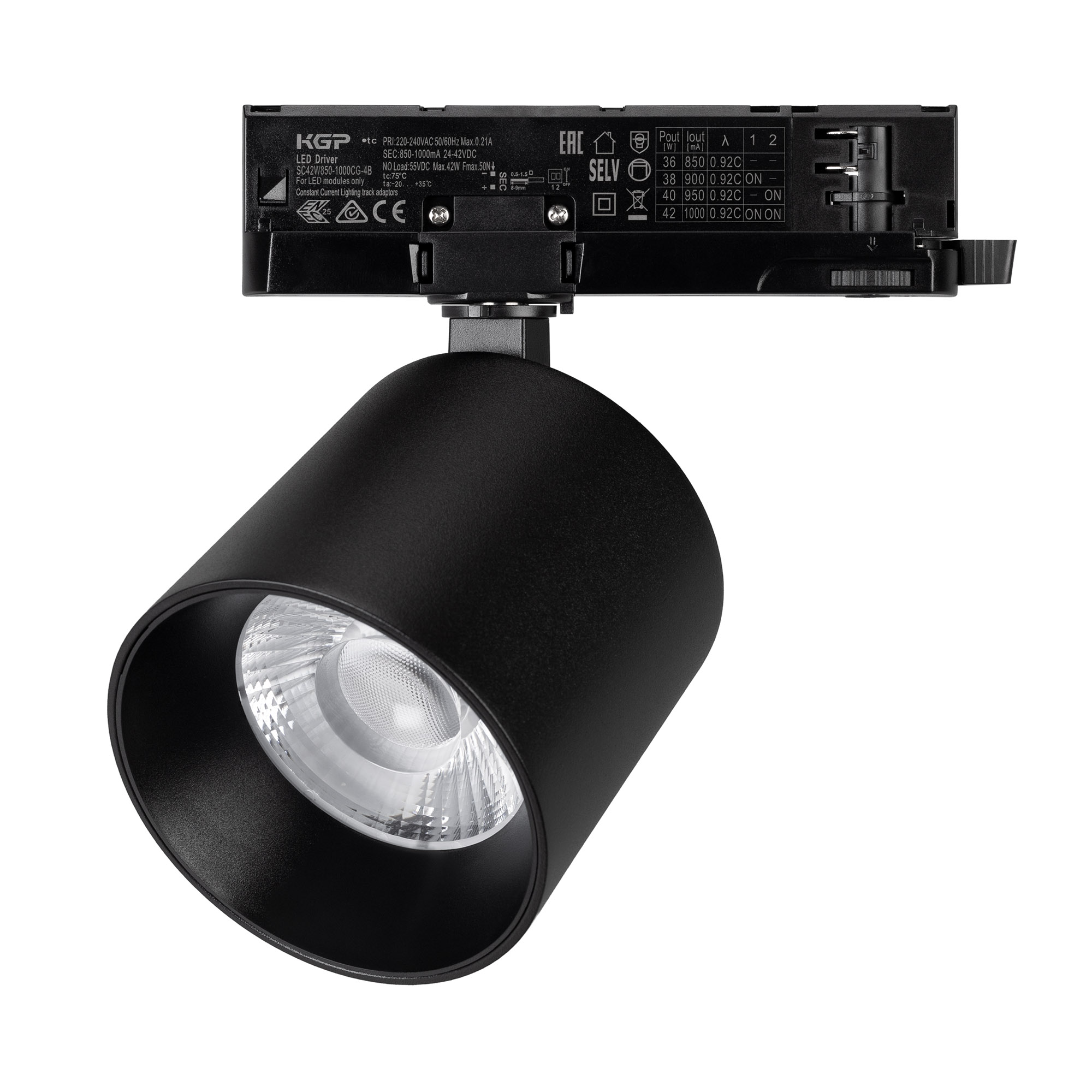 Светильник LGD-DYKE-4TR-R100-36W Warm3000 (BK, 38 deg, 230V) (Arlight, IP20 Металл, 5 лет)