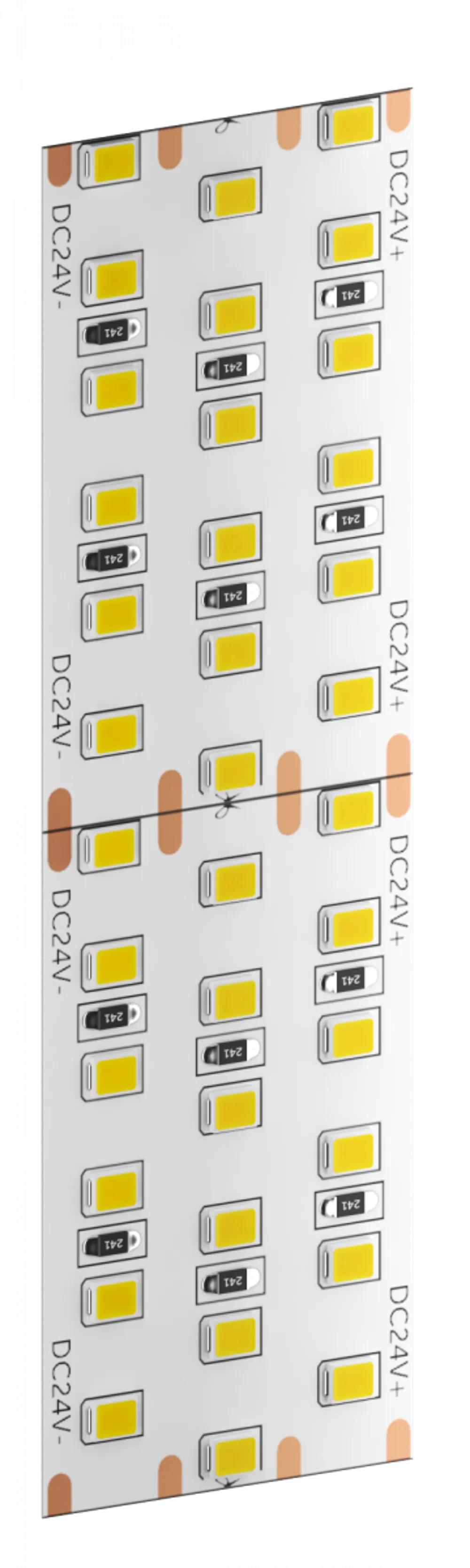 Светодиодная лента Geniled GL-252SMD2835 3 line 24В 25Вт/м 30x3000 3800-4200К IP33