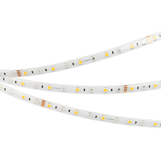 Лента RTW-SE-B60-10mm 24V RGBW-Warm (14.4 W/m, IP65, 5m) (Arlight, Открытый)