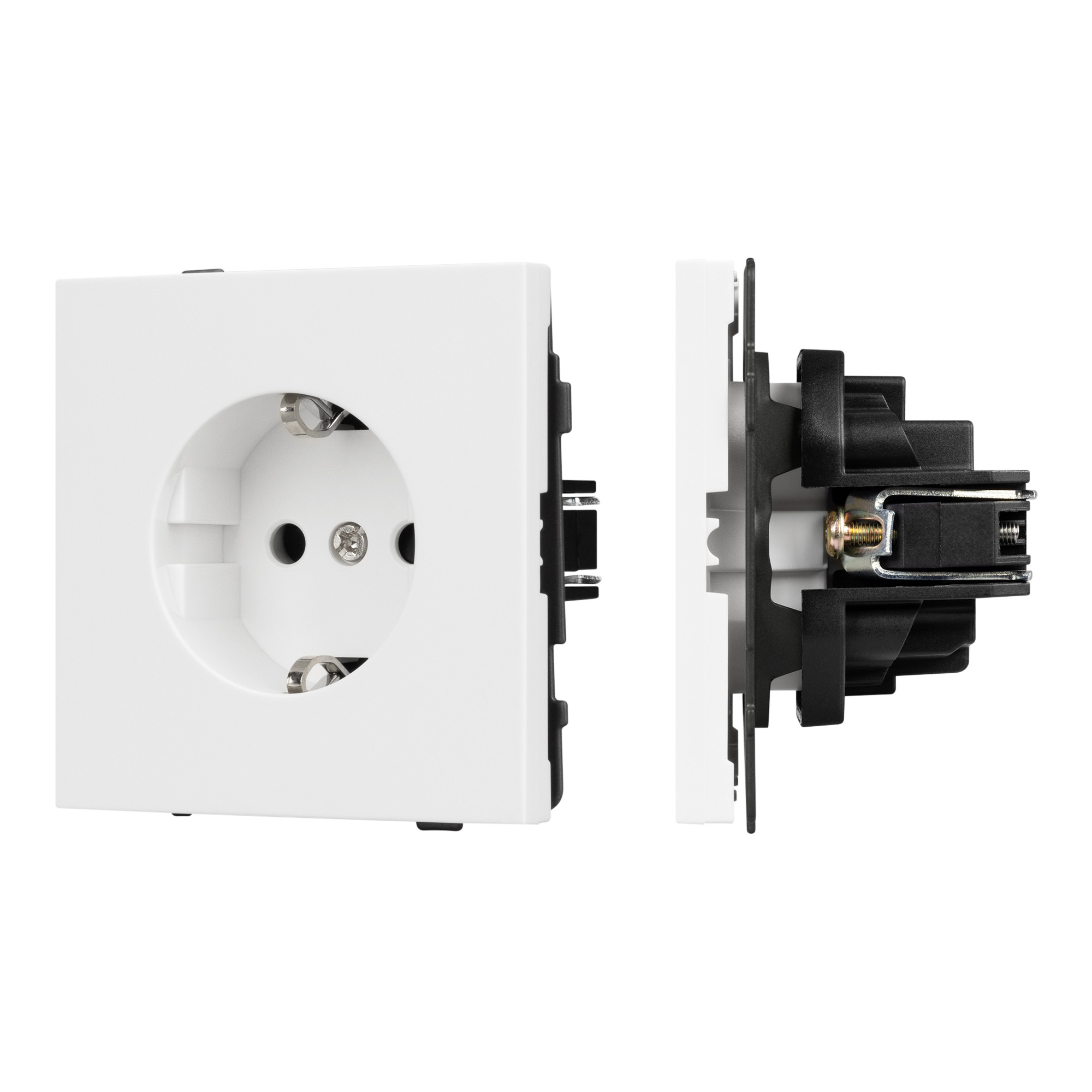 Механизм электрической розетки SCT-TENDO-MEU1-PL-WH (230V, 16A) (Arlight, Белый)
