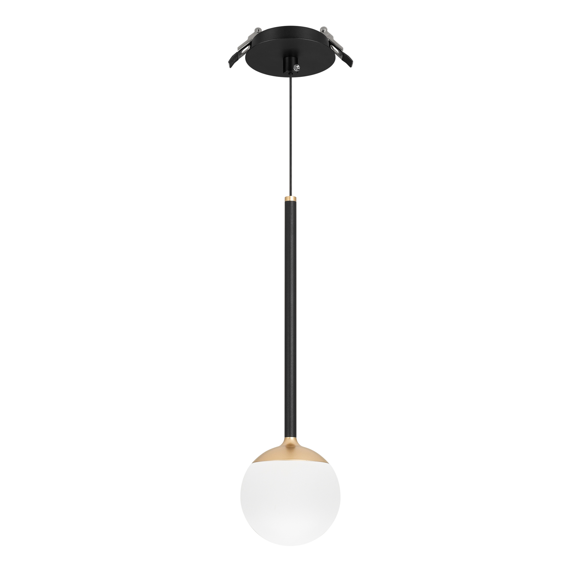 Светильник SP-BEADS-HANG-BUILT-T-R100-8W Warm3000 (BK-GD, 180 deg, 230V) (Arlight, IP20 Металл, 5 лет)