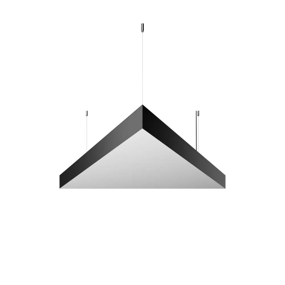 Светодиодный светильник Trigon 400x400x400 h80 14Вт 4000К 90Ra Черный