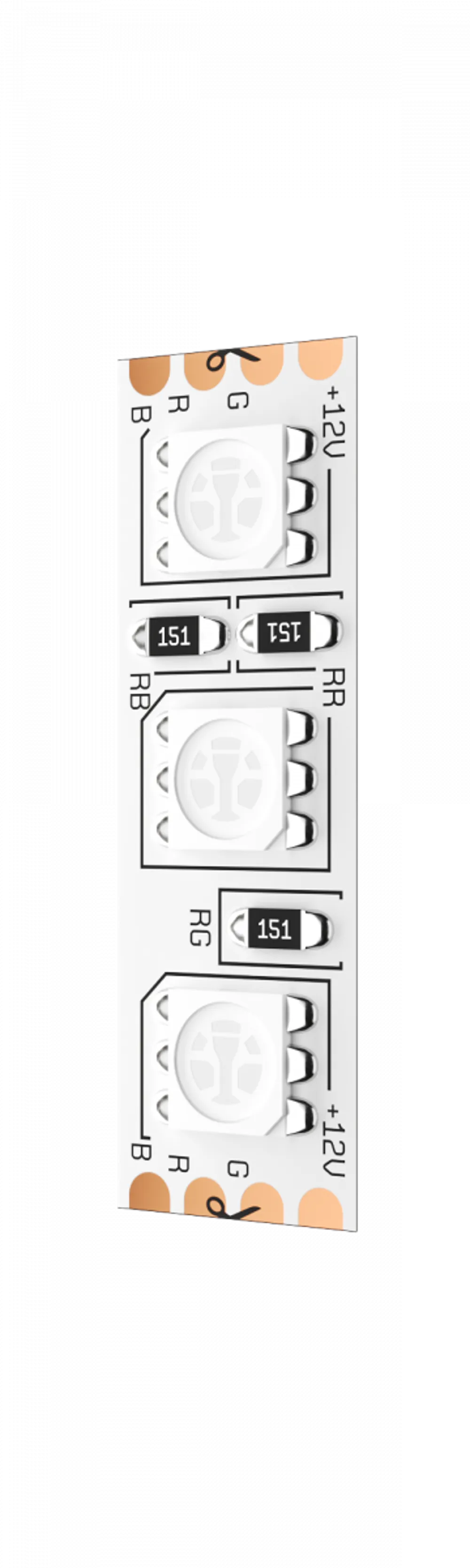 Светодиодная лента Geniled GL-96SMD5050 12В 24Вт/м 10х5000 RGB IP33