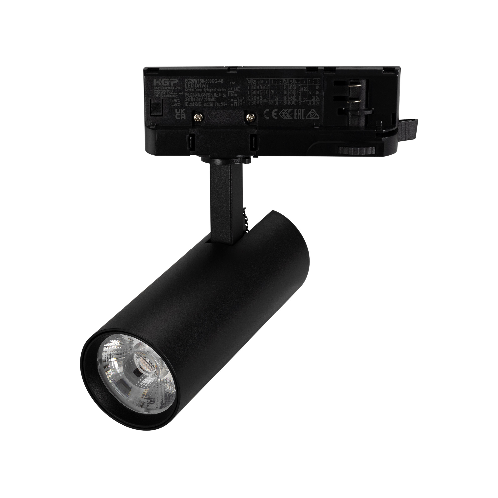 Светильник LGD-GERA-TRUECOLOR-4TR-R55-10W Warm3000 CRI98 (Черный, 36 deg, 230V) (Arlight, IP20 Металл, 5 лет)