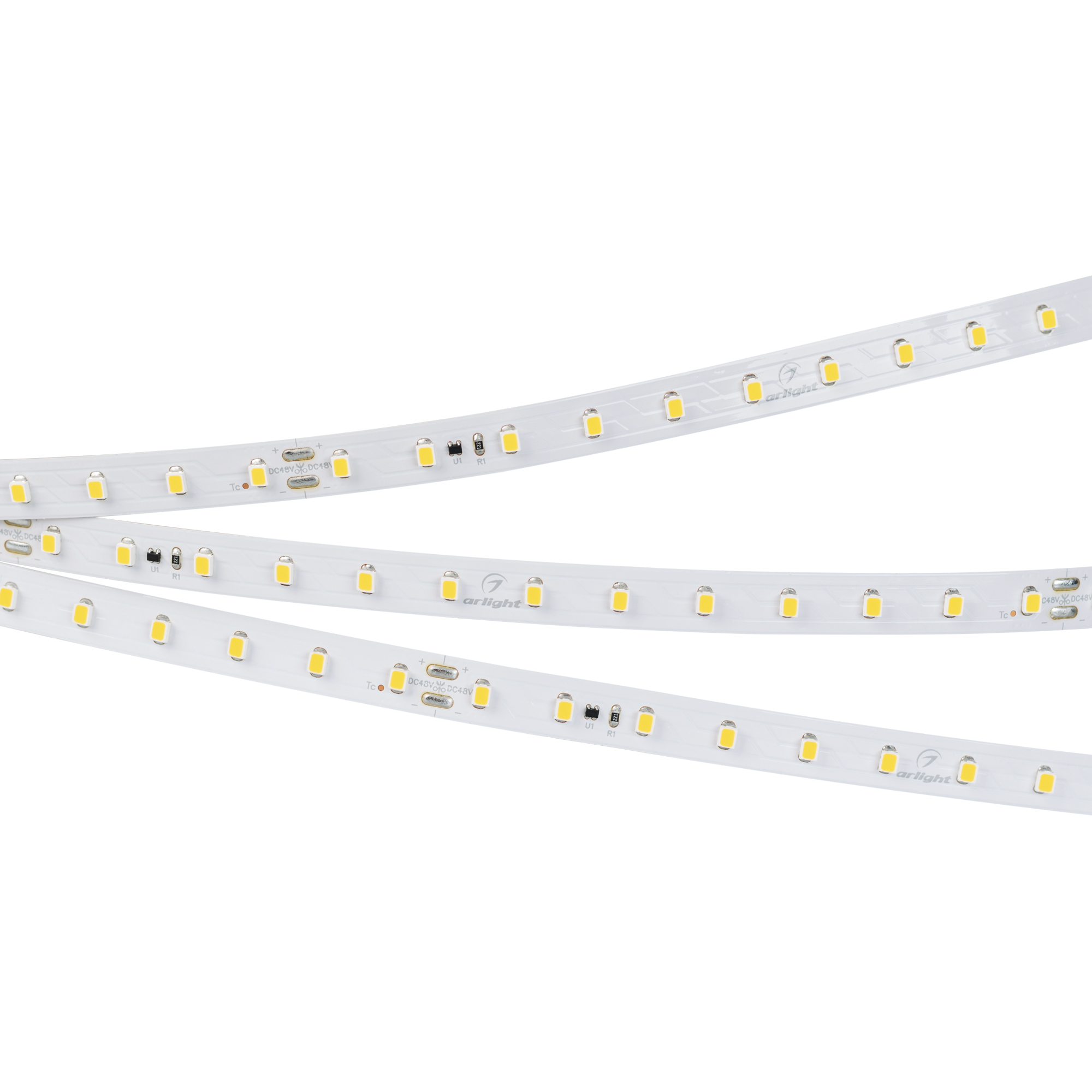Лента IC-A78-10mm 48V Warm2400 (4 W/m, IP20, 2835, 50m) (Arlight, стабилизированная)