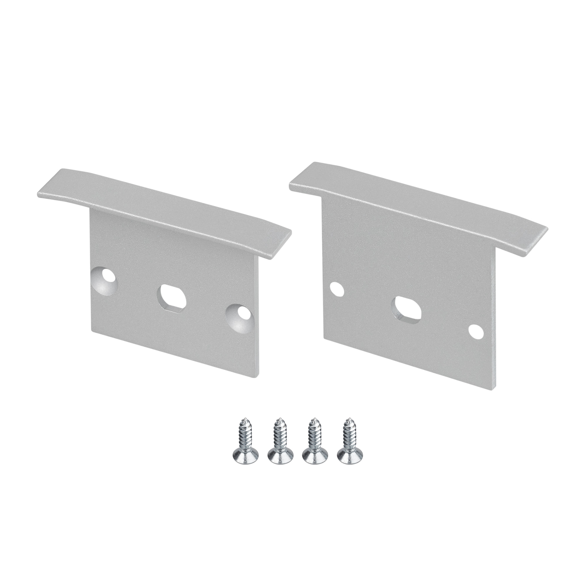 Заглушка LINIA25-F с отверстием (Arlight, Алюминий)