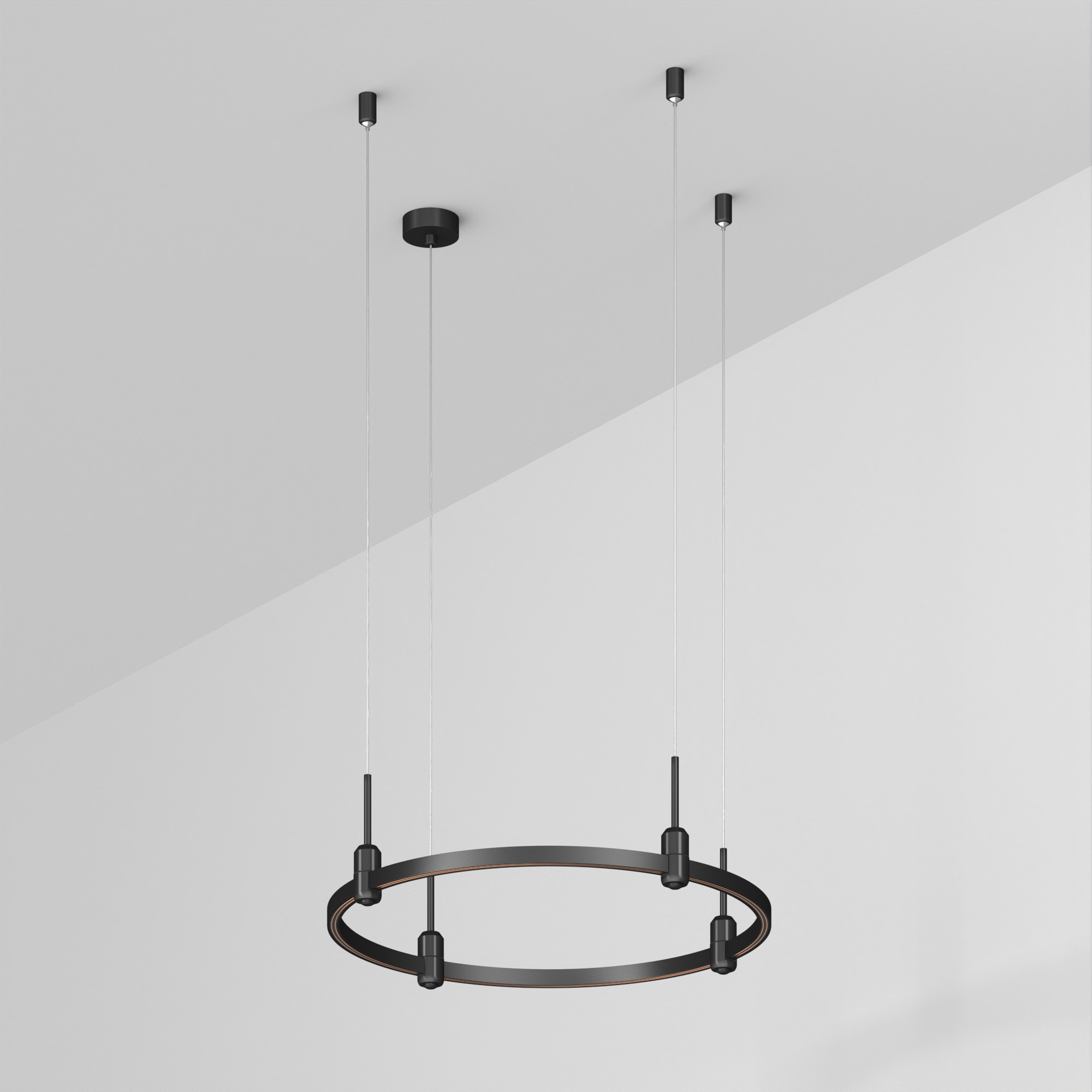 Трек ART-APRIORI-ROUND-HANG-R600 (BK) (Arlight, IP20 Металл, 3 года)