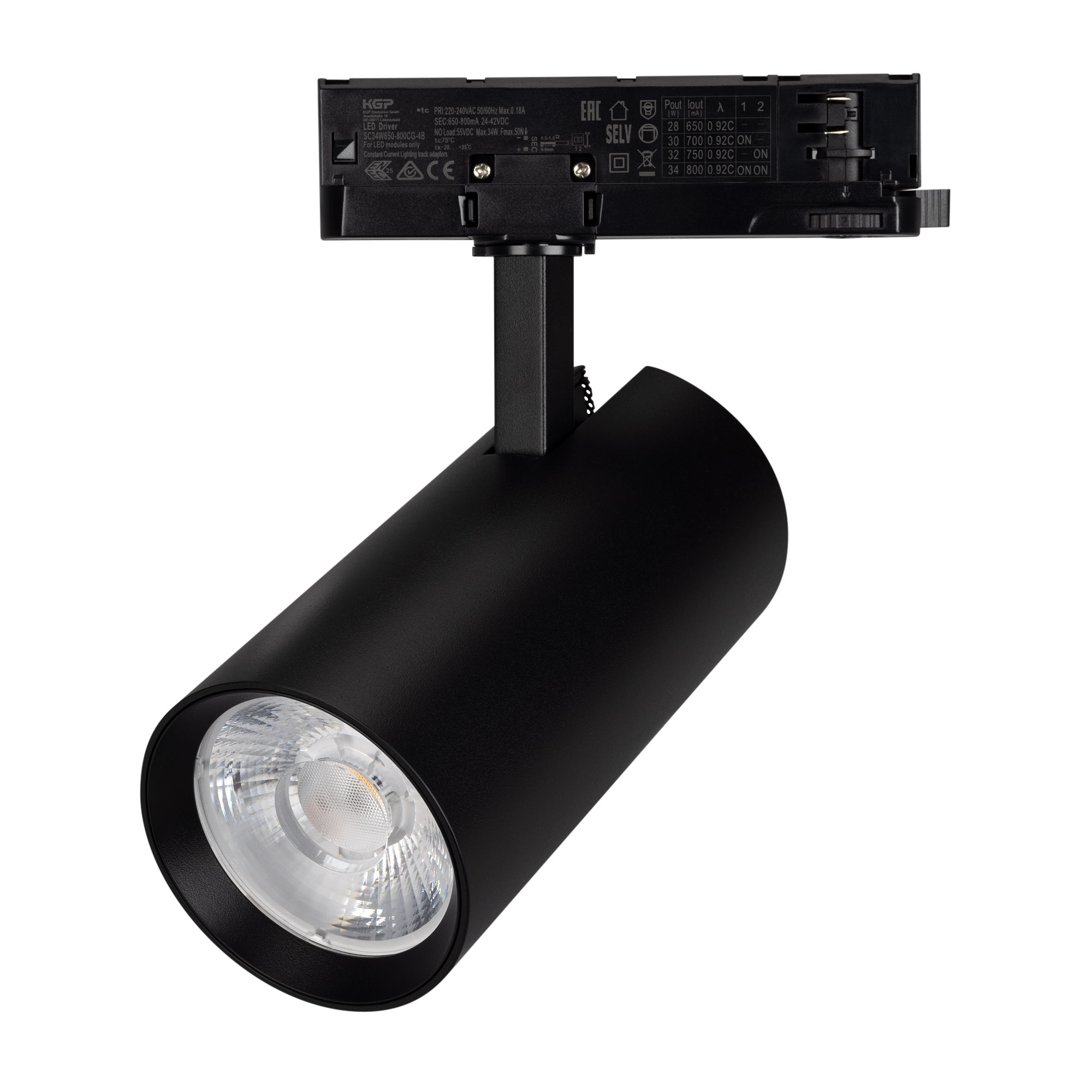 Светильник LGD-GERA-TRUECOLOR-4TR-R90-30W Day4000 CRI98 (Черный, 55 deg, 230V) (Arlight, IP20 Металл, 5 лет)