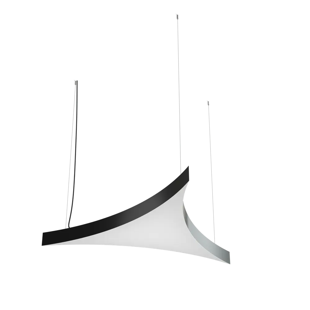 Светодиодный светильник Trigon Arc In 400x400x400 h80 14Вт 4000К 90Ra Черный