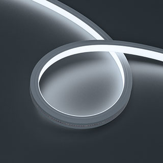 Лента герметичная MOONLIGHT-PRO-TOP-X320-13x12mm 48V White6000 (9.6 W/m, IP67, 30m, wire x2) (Arlight, Вывод боковой, 7 лет)