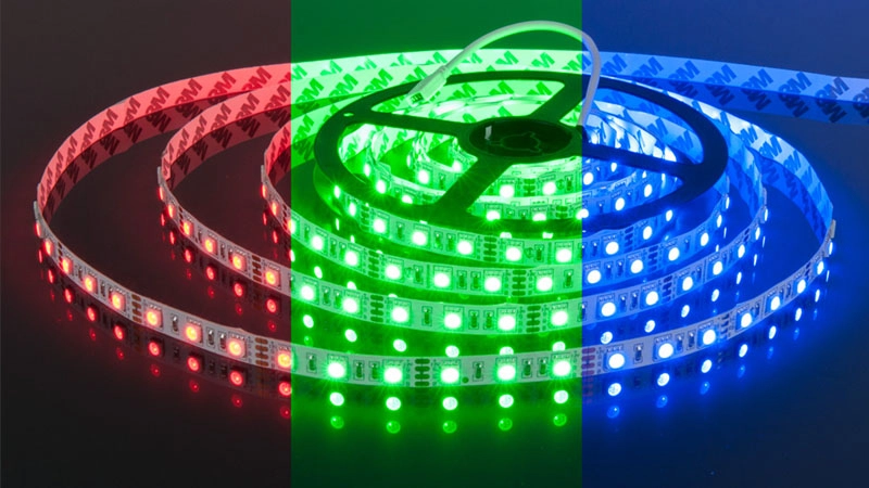 Что такое RGB светодиодная лента: характеристики и применение