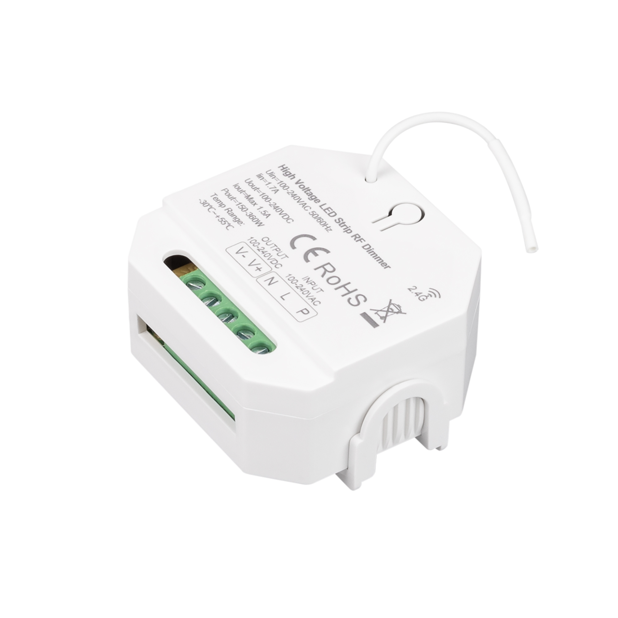 INTELLIGENT ARLIGHT Диммер SMART-PWM-101-72-DIM-PS-IN (230V, 1x1.5A, 2.4G) (IARL, IP20 Пластик, 5 лет)