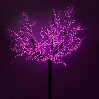 Светодиодное дерево ARD-CHERRY-PRO2-2.4M-1728LED Pink (220V, 210W) (ARDCL, IP65)