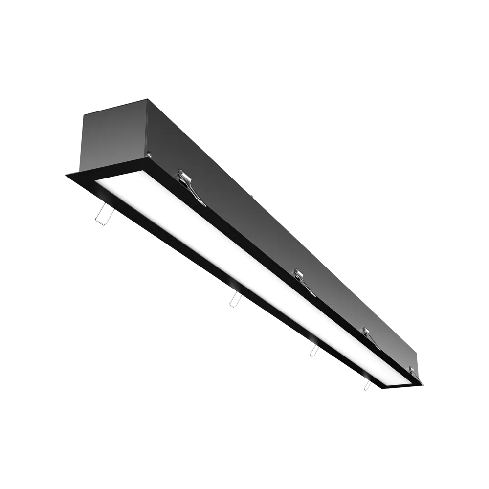 Встраиваемый светодиодный светильник Trade Linear Standart 980x65x60 60Вт 4000К Опал Deep Черный