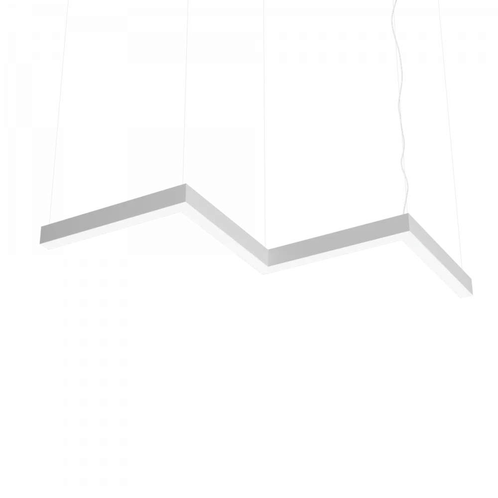 ZigZag 2V 1840х520 h60 w60 68Вт 3000К 90Ra Белый