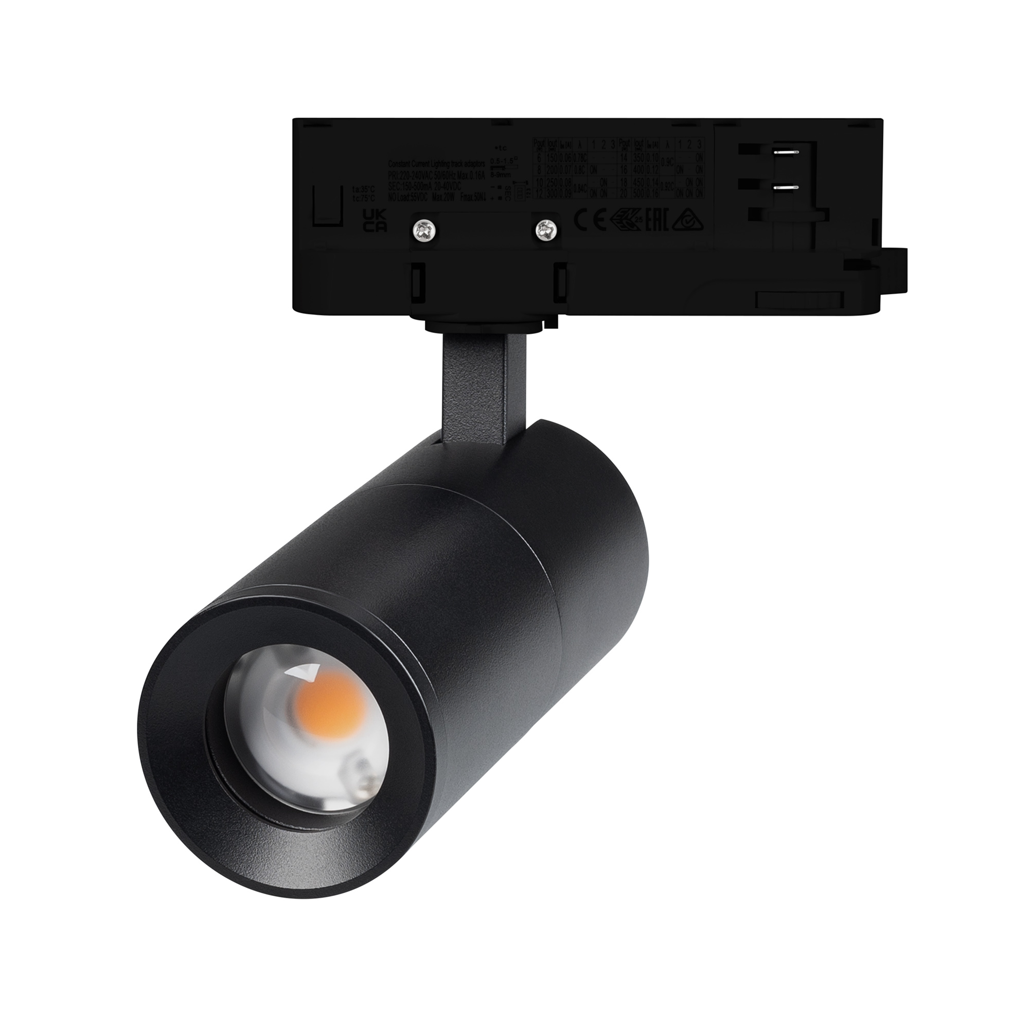 Светильник LGD-ARTEMIS-TRACK-4TR-R55-12W Warm3000 (BK, 8-80 deg, 230V) (Arlight, IP20 Металл, 5 лет)