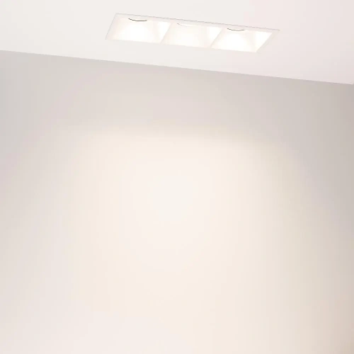 Светильник MS-FLOW-BUILT-S230x85-3x12W Day4000 (WH, 38 deg, 230V) (Arlight, IP20 Металл, 5 лет)