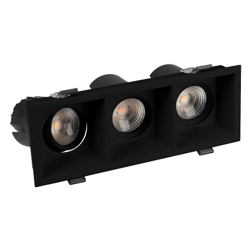 Светильник MS-FLOW-BUILT-S230x85-3x12W Day4000 (BK, 15 deg, 230V) (Arlight, IP20 Металл, 5 лет)