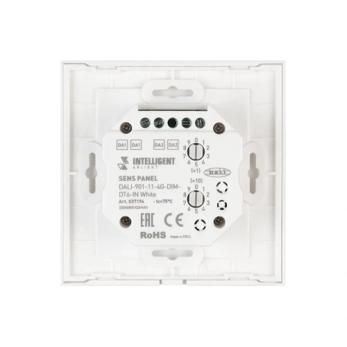 INTELLIGENT ARLIGHT Сенсорная панель DALI-901-11-4G-DIM-DT6-IN White (BUS) (IARL, IP20 Пластик, 3 года)