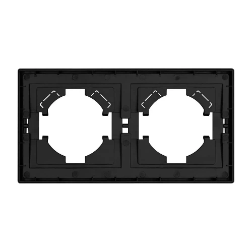 Рамка пластиковая FRM-TENDO-SFPL-2-GR (Arlight, Матовый графитовый)