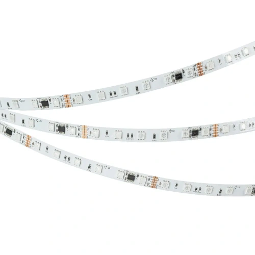 Лента DMX-B60-10mm 24V RGB-PX6 (14 W/m, IP20, 5m) (Arlight, -)