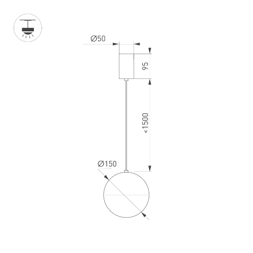 Светильник SP-EMISFERO-R150-11W Warm3000 (WH, 170 deg, 230V) (Arlight, IP20 Металл, 3 года)