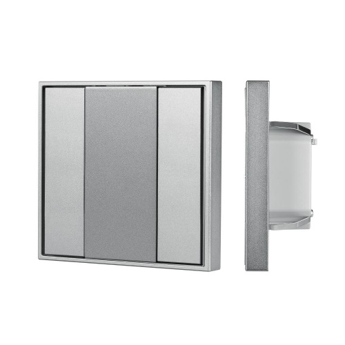 INTELLIGENT ARLIGHT Кнопочная панель DALI-201-23-2K-D2-IN Silver (BUS, Frame) (IARL, IP20 Металл, 3 года)