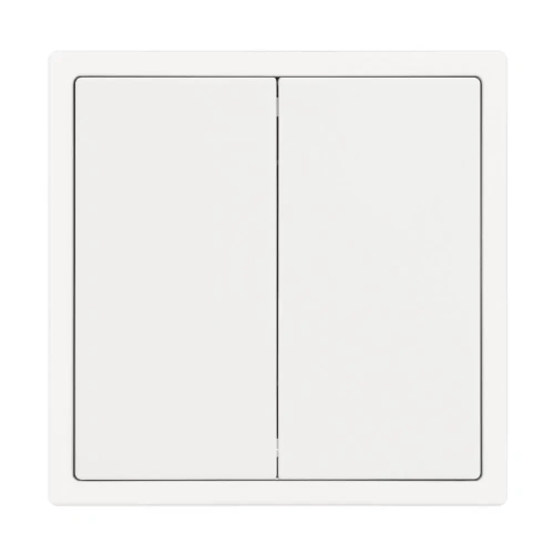 ARL NOBE Выключатель звонковый 2 кл софт-тач белый кварц SWT-MKR2-SFPL-WH (250V, 10A) (Arlight, -)