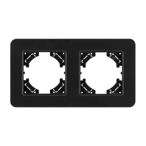 Рамка стеклянная FRM-OMALI-SFGS-2-BK (Arlight, -)