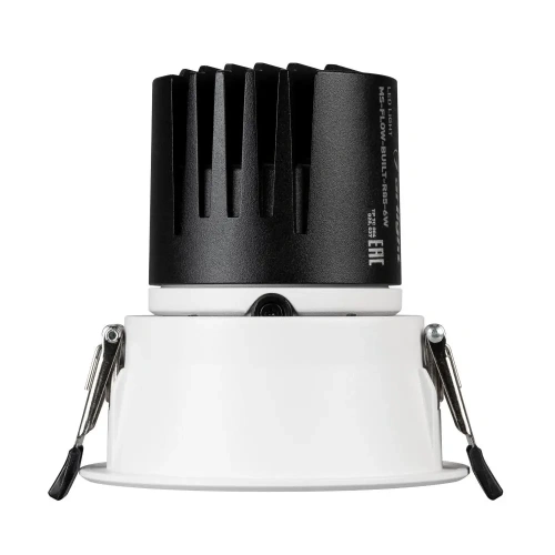Светильник MS-FLOW-BUILT-R85-12W Day4000 (WH, 15 deg, 230V) (Arlight, IP20 Металл, 5 лет)